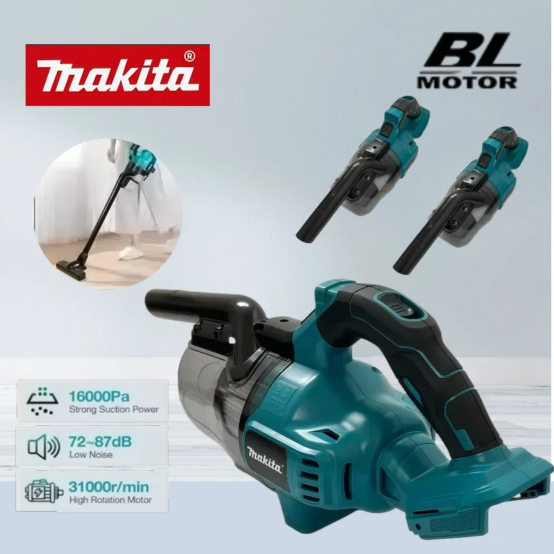 

Makita For 18V Battery Cordless Electric Vacuum Cleaner LED Portable Household Industrial Construction Cleaning Tool