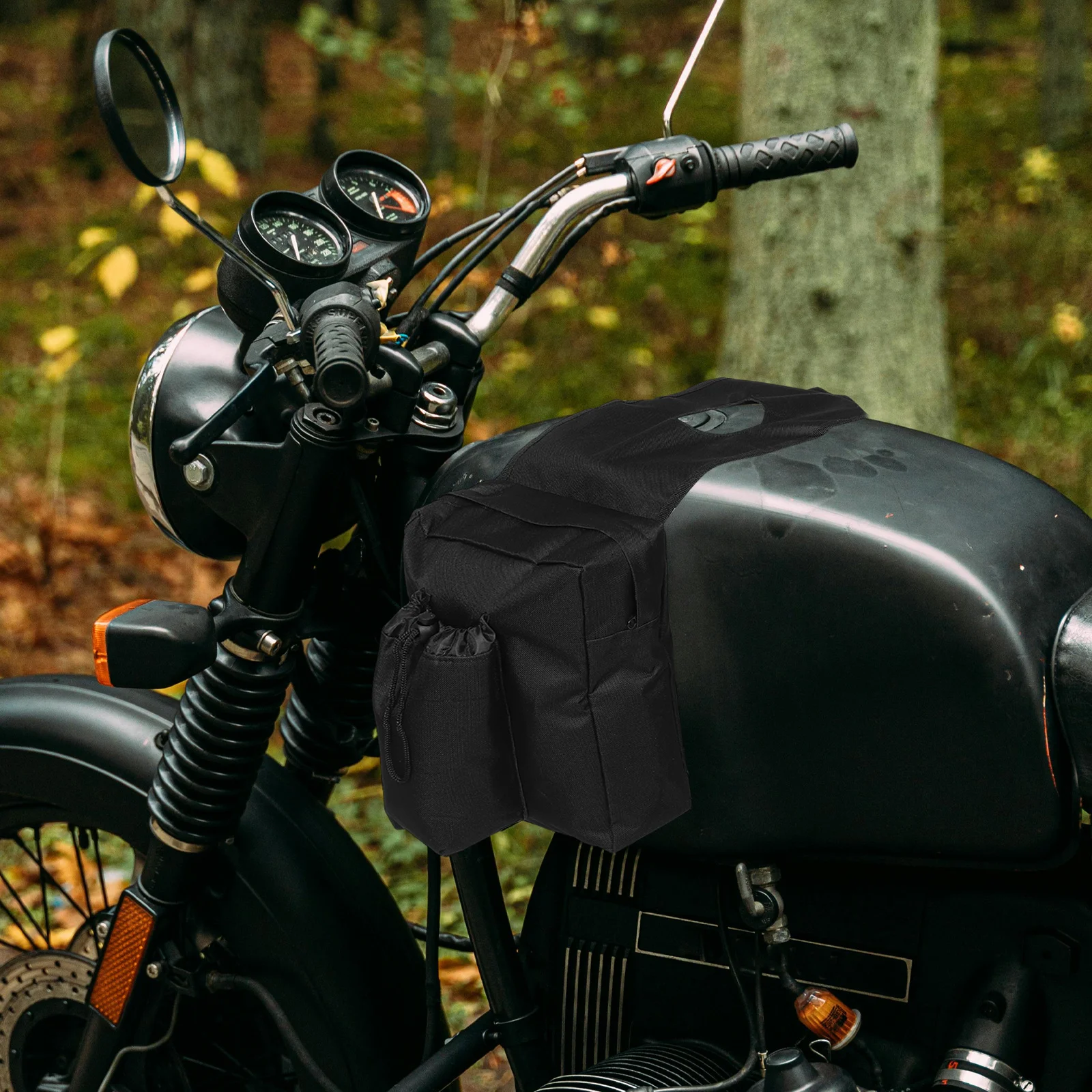 حقيبة سرج Atv سعة كبيرة للدراجات النارية Utv الثلج خزان تخزين متين ملحقات ركوب الأمتعة الجانبية #4