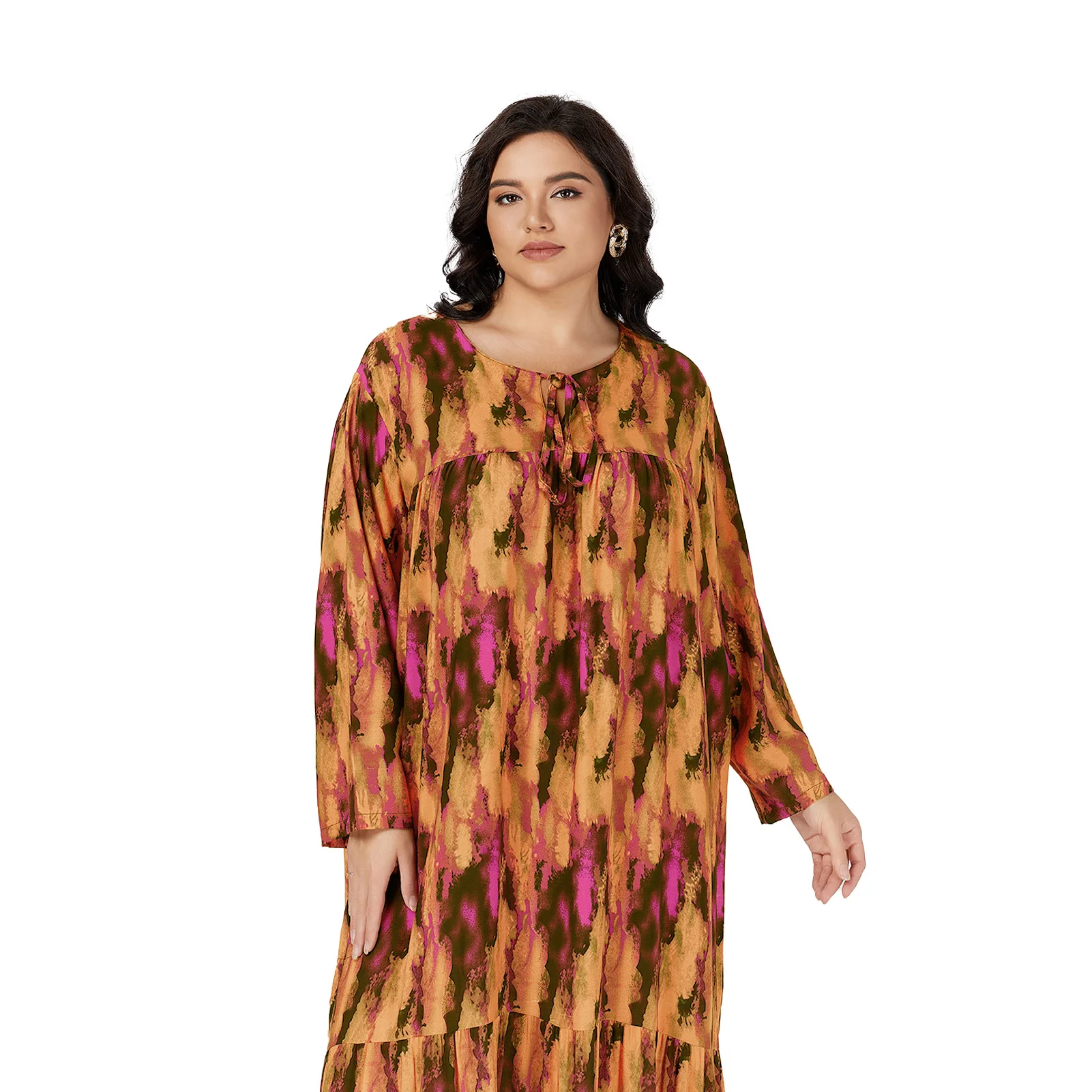 abaya Traditional Dress Plus size Moroccan cotton kaftan beach home dashiki Short Sleeve Cover up African Dresses For Women