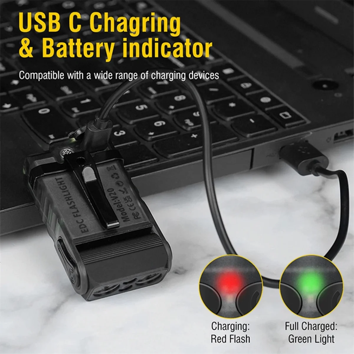 Linterna N18R V20, linternas Led recargables, linterna portátil magnética, luz UV de 750 lúmenes, lámpara nocturna para Camping de Gas