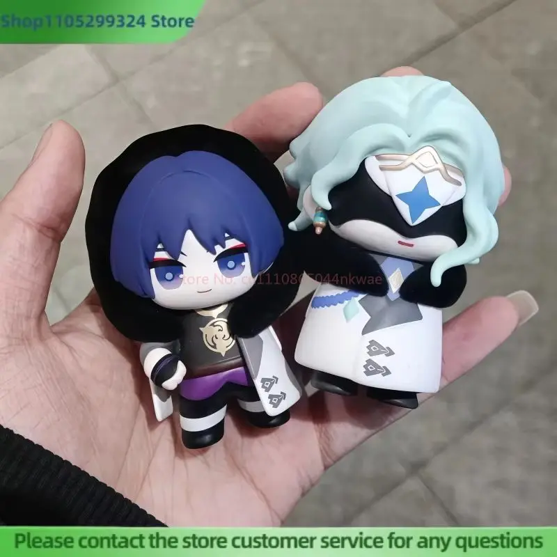 

Mihoyo Genshin Impact Fatui Harbinger Q Version Series Blind Box Desktop Decoration Game Merchandise Mystery Box Surprise Gifts