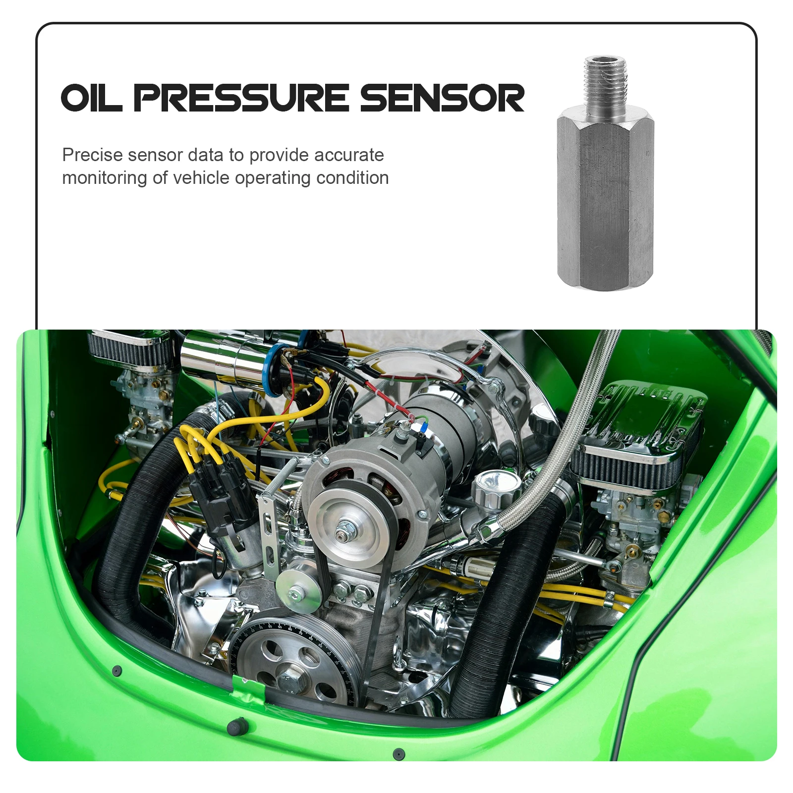 

Metal Oil Pressure Adapter Automotive Connector Car Truck SUV Durable Stable Accurate Connection Enhanced Performance Engine