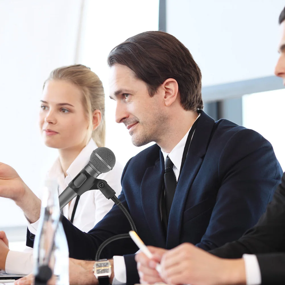 

2Pcs Detachable Microphone Holder Adjustable Gooseneck Stand for Easy Storage and Carrying in Broadcasting Microphone Stand