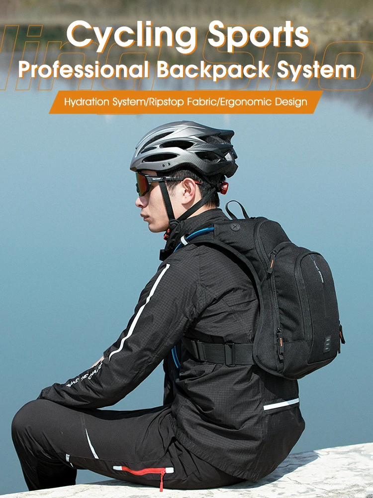 AliExpress West Biking WEST BIKING 10L Ultralight Cycling Backpack Ergonomic Strap MTB Road Bicycle Bag With Water Bag Outdoor Hiking Climbing Bag