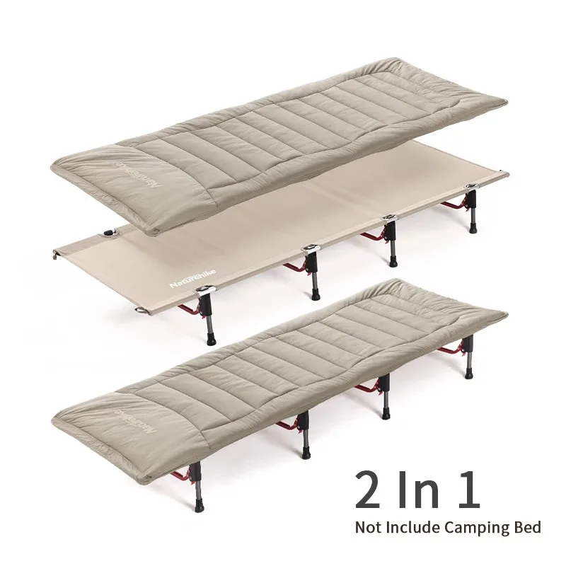 Funda de cama para acampar al aire libre, algodón ultraligero, suave, portátil, plegable, mantiene la Siesta caliente, piezas de Camping