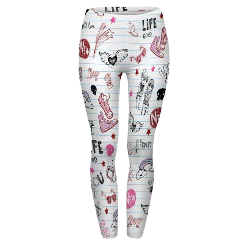 DeanFire Superzachte stretchlegging AZTEC RONDE OMBRE Print Fitness Legging Sexy Silm Legins Hoge taille broek Damesbroek