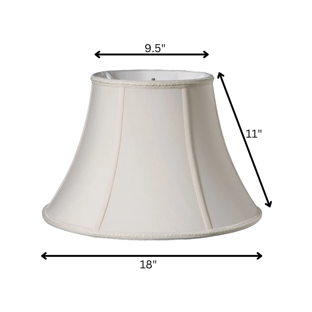 جرس شكل عاكس الضوء مائل الانتقالية Softback غطاء خفيف مطوي النسيج غسالة مجرب لديكور مصابيح أرضية الطاولة