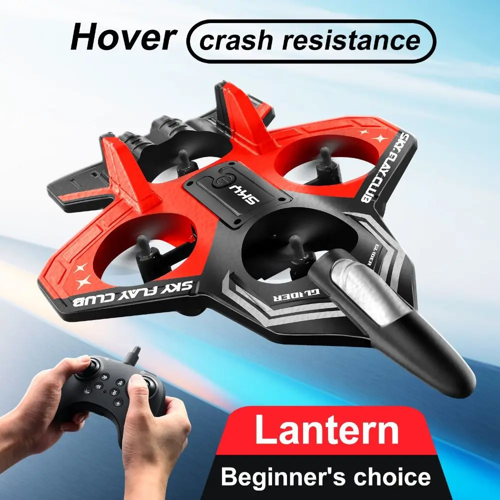 

EPP Foam Remote Control Foam Fighter RC Drones Gravity Sensing Four Motor Helicopter Toy with Light Durable RC Hobby Jet Plane