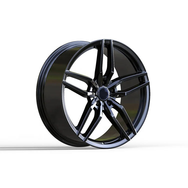 

China Good Price High Quality 22*9.0 Inch 5holes Pcd 5*127 Aluminum Alloy Aftermarket Wheel Rim with Black Color