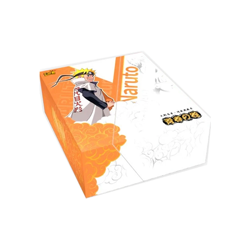 Kayou New Year Gift Box Naruto Anime Characters Uzumaki Naruto Uchiha Sasuke Rare Collection Card Christmas Birthday Gift Toys