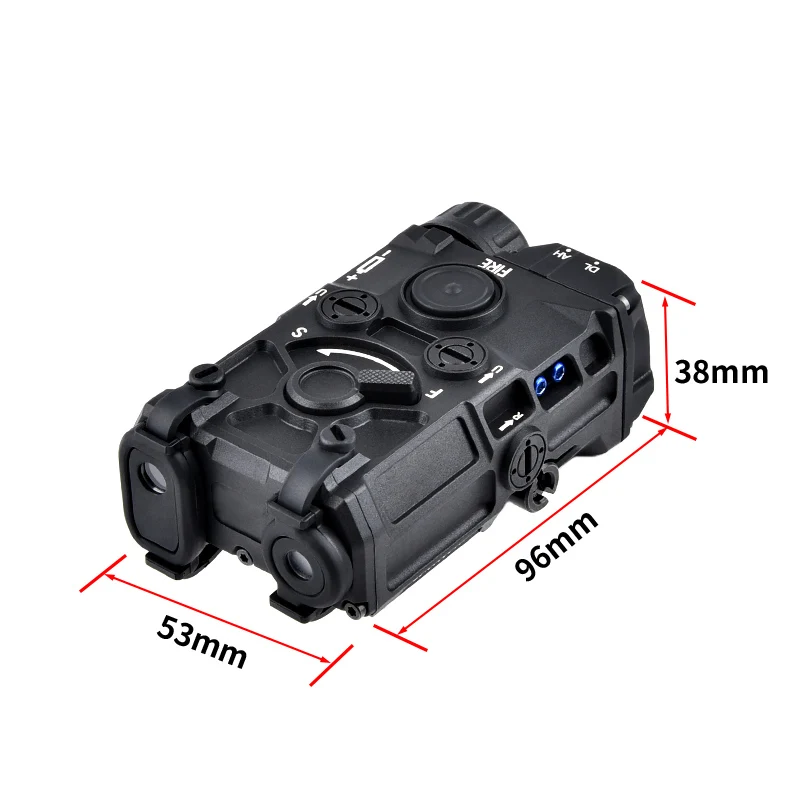 WADSN Tactical NGAL Laser Dummy Nylon Plastic Battery Box Non Functional Edition Decoration 20mm Rail Hunt Airsoft Weapon Light