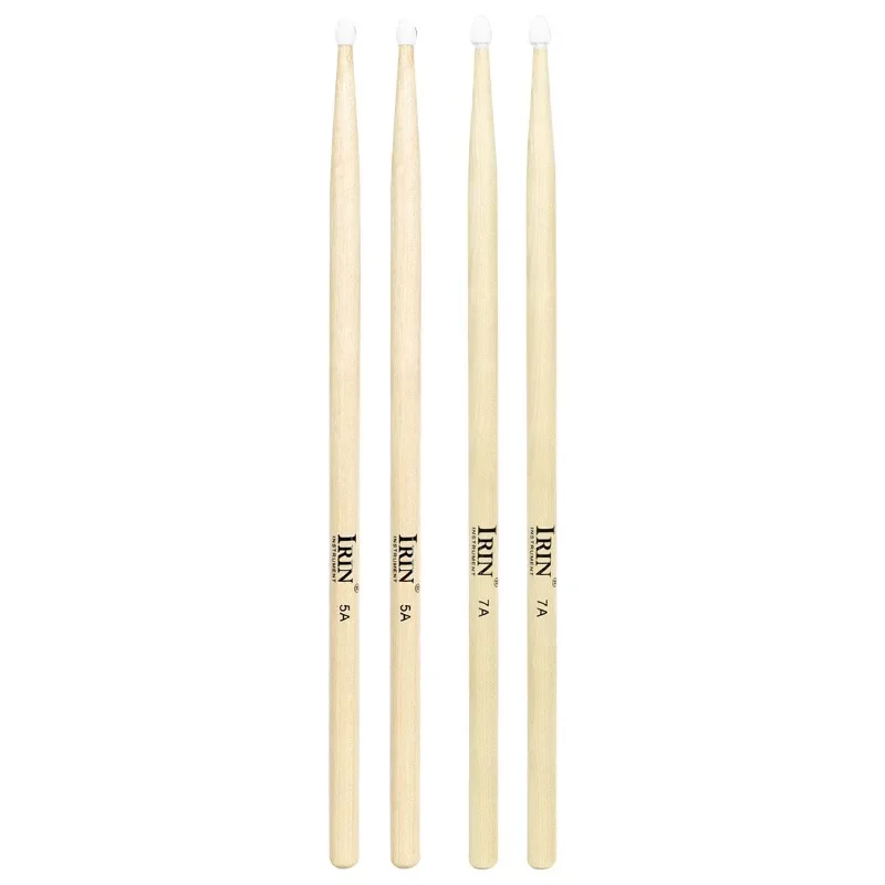 1Pair Drumsticks 5A/7A Maple Wood Drumsticks Mallets Jazz Drum Sticks Percussion Drum Sticks for Acoustic Electronic Drum