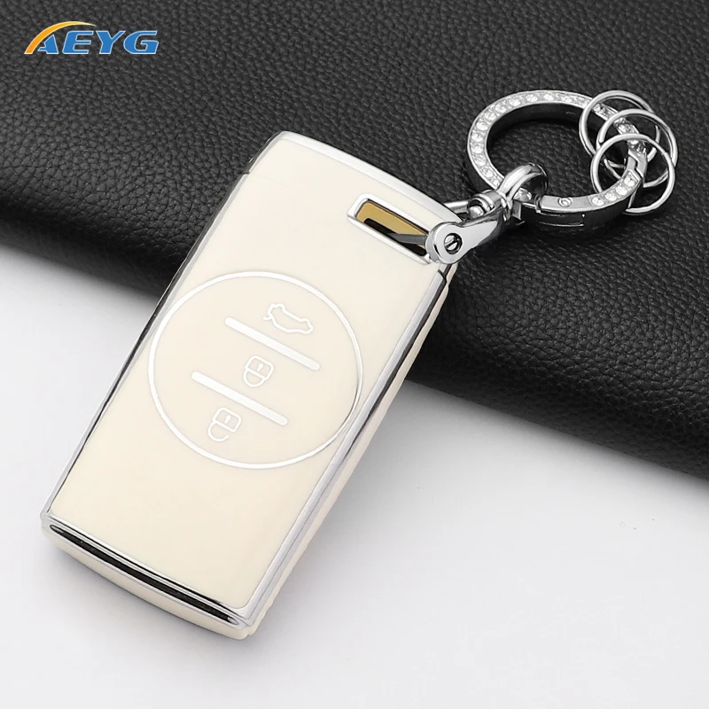 For Chery Tiggo 7 Pro 8 Pro Exeed Tiggo 2 3x Arrizo 5 Pro Gx 5x EQ7 Tiggo 4 Car Remote Key Case Cover Shell Keychain Accessories
