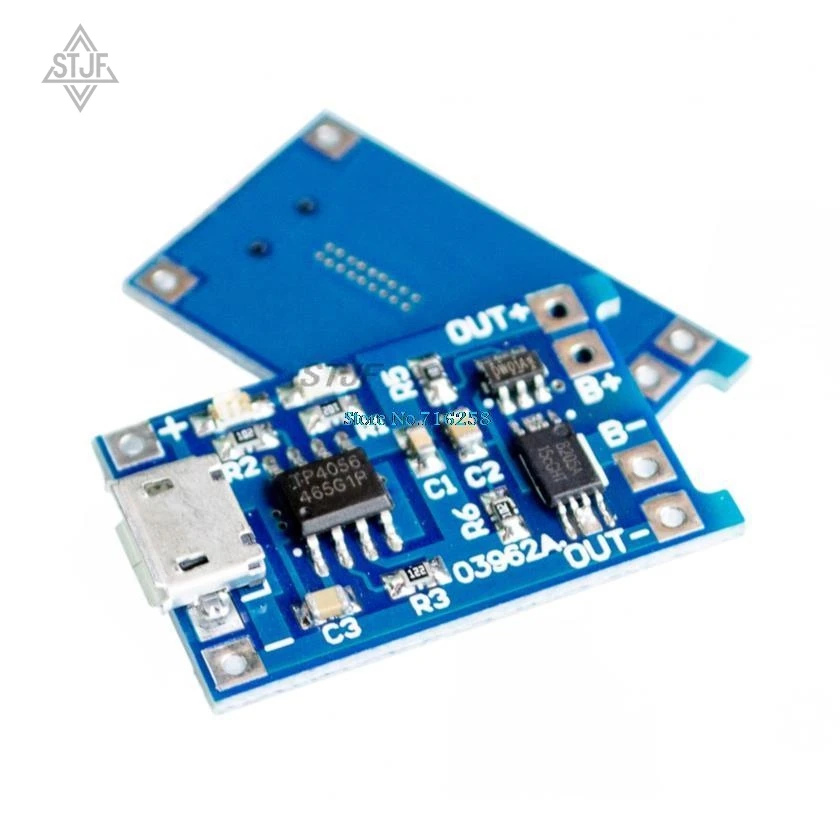 5V Micro USB 1A 18650 lithiumbatterij oplaadbord met beschermingsladermodule
