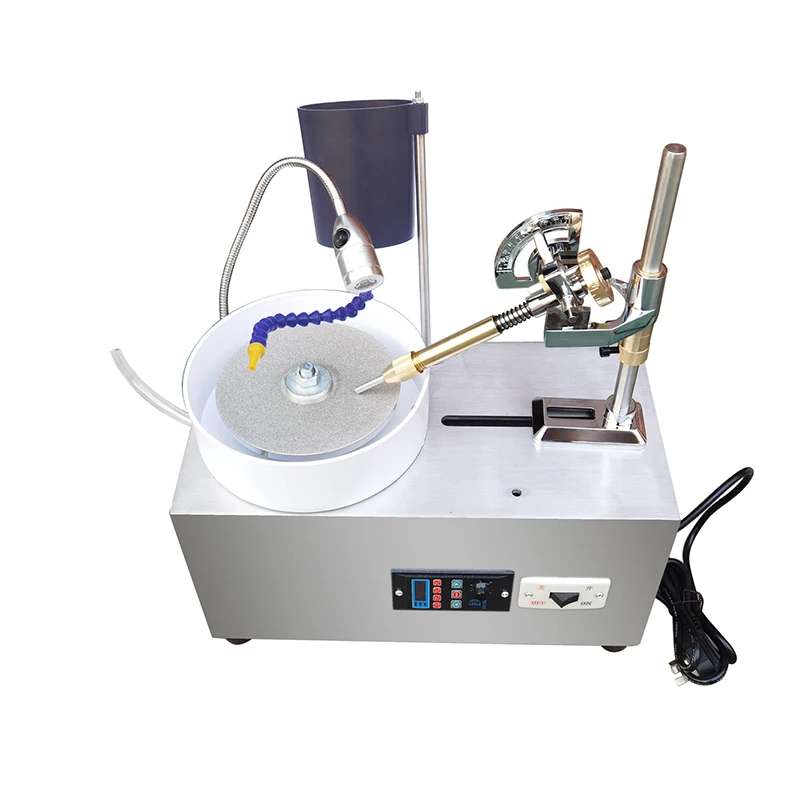 

Digital Display Gem Grinding Machine 180W Jewelry Jade Face Ring Grinding Machine 0-2800RPM Adjustable Rotating Speed