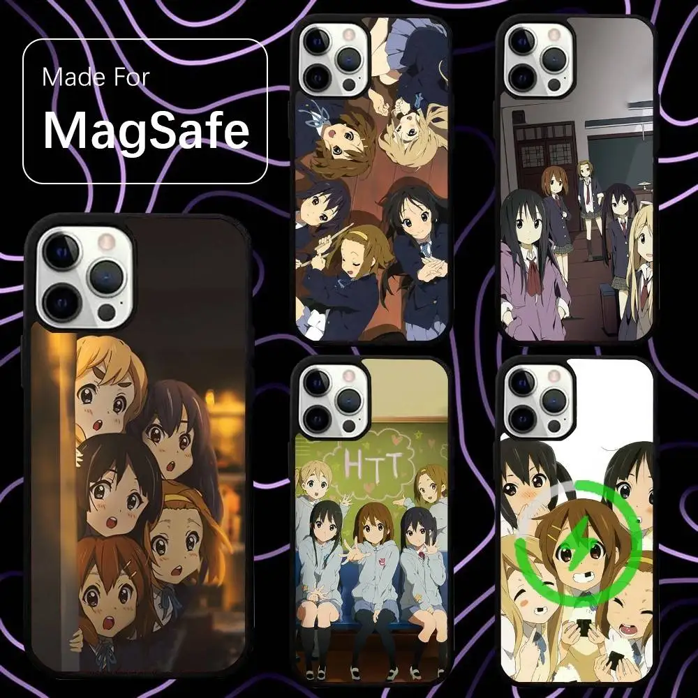 

ANIME K-K-ON Girls Band pg Phone Case For iPhone 17,16,15,14,13,12,11,Pro,Max,Plus,Mini,SE,Air Magnetic Wireless Charging