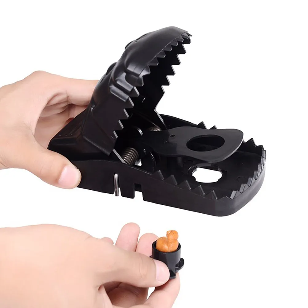 2Pcs for Home Effective Snap Reusable Plastic Household Pest Control Traps Garden Supplies
