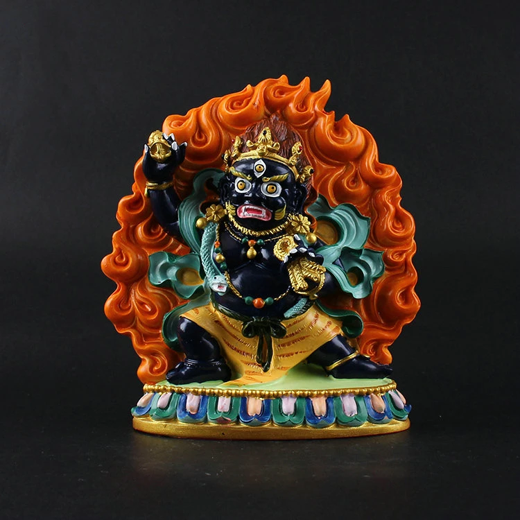 

Vajra Hand Bodhisattva, Tibetan Dharma Protector Bodhisattva, hand-painted small Buddha, Vajra Subdues the Devil, auspicious orn