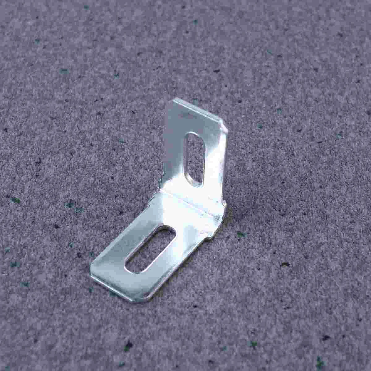 28 Pcs Desk Fixing Corner Furniture Accessories Plate Bracket Straight Angle Office Chairs Fixed Code