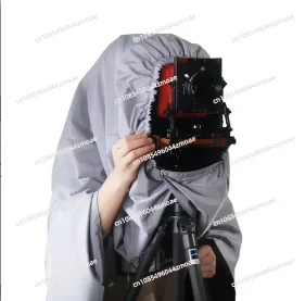 

Hot Selling 4x5 5x7 8x10 Large Format Camera Focusing Crown Cloth Silver Red Black Hood Breathable Wrap Film Box