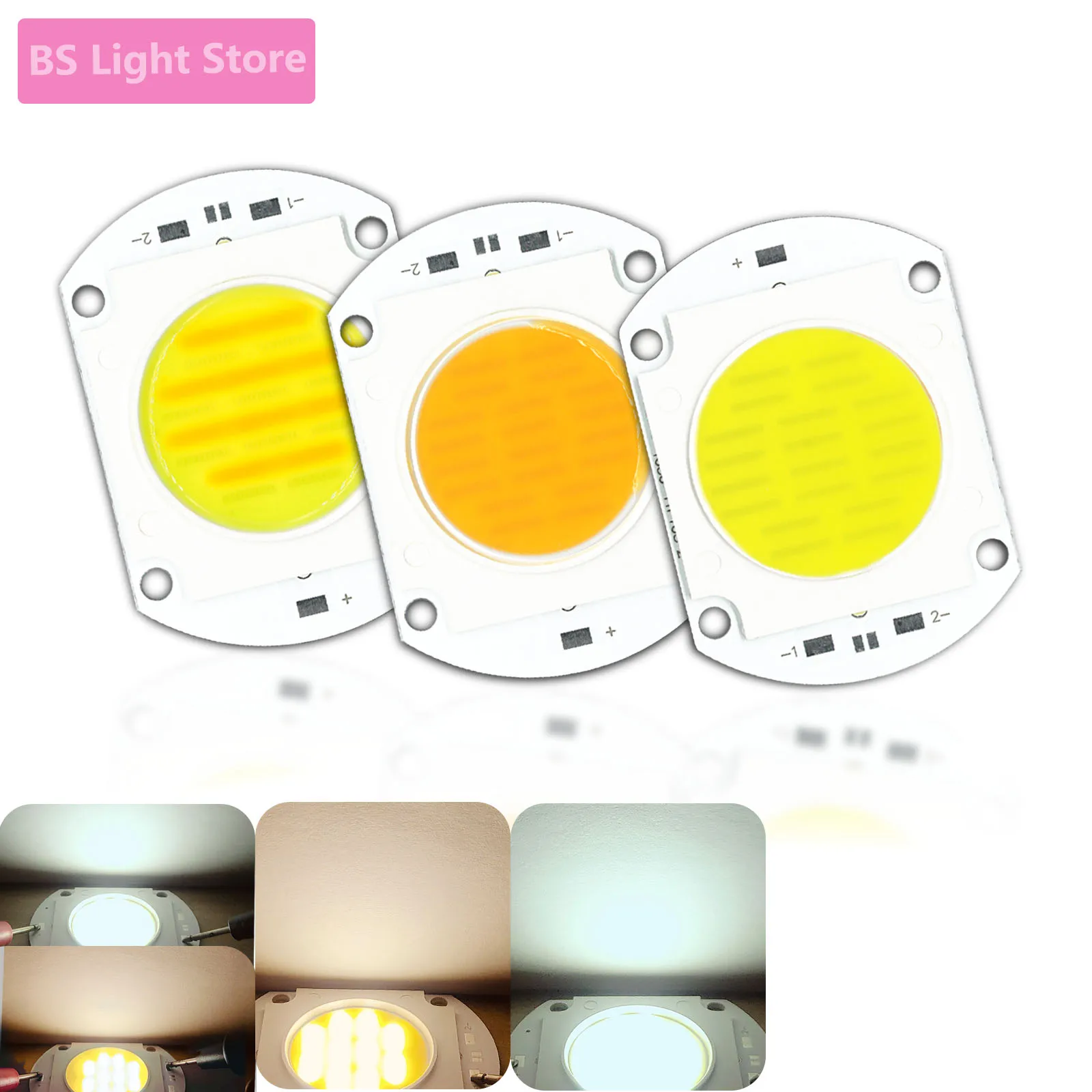 1pcs 5pcs Ned LED Bead DC30-32V 1332 Light Pieces Warm White Cold Warm Dual Color Aluminum Substrate For Stage Lighthouse Light