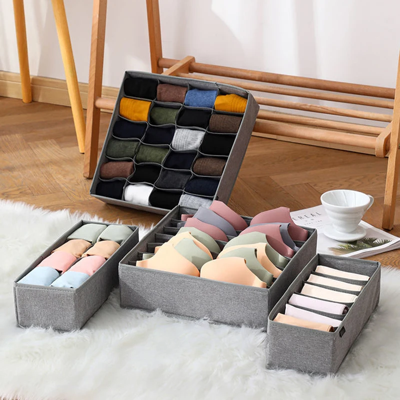 Sports Bra Underwear Panties Socks Organizer Storage Box Cabinet Drawer Organizer For Clothes Ties Organizer Cabinet Separator