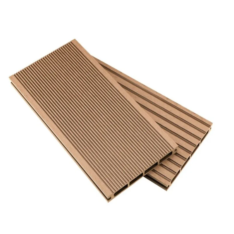 Customized size Wholesale Solid Hard Co-extrusion Wood Plastic Composite Decking Waterproof Floor for Roof Deck Garden Outdoor F