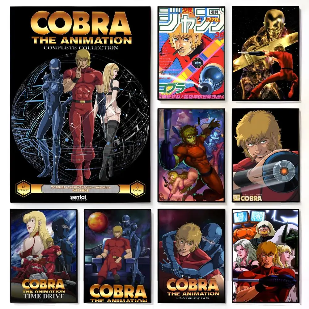 Energetisches japanisches Action-SciFi-Anime-C-Cobr-Poster, amerikanischer Film, Wandbild, Heimdekoration, Kinderzimmer, Wanddekoration, Druck