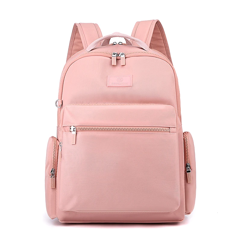 

Durable Fabric Women 15inch Laptop Backpack Pretty Style Girls School Backpack Fashion Multi pocket Female Travel Backpack SAC