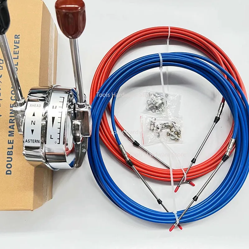 Uniwersalny mechanizm sterowania przepustnicą z podwójnym uchwytem, linką i zewnętrzną jednostką, z miękką osią przekładni.