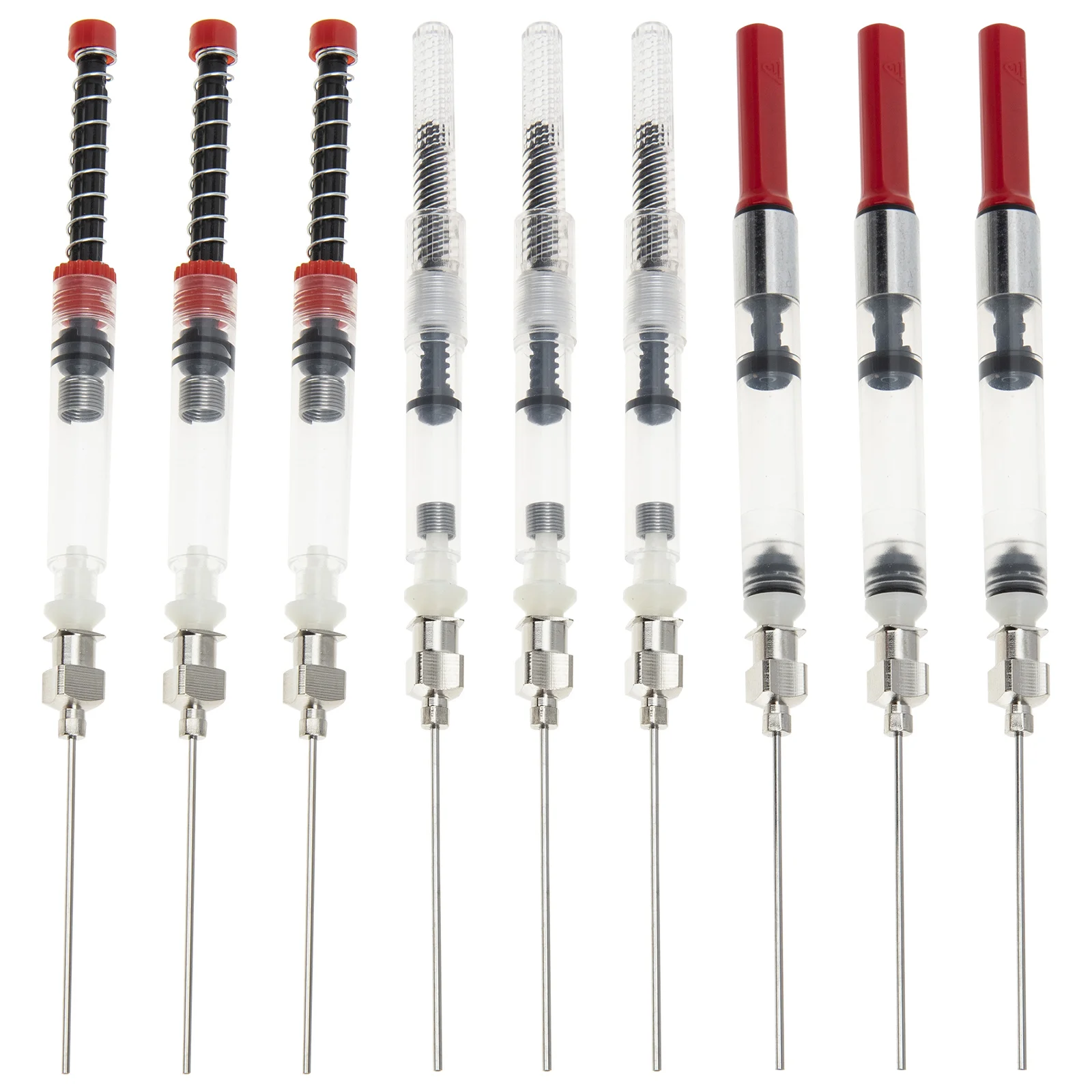 9 قطعة لوازم امتصاص الحبر مادة من الدرجة العالية تستخدم لفترة طويلة لأقلام النافورة ملء الحبر مساعد اللوازم المدرسية الكورية