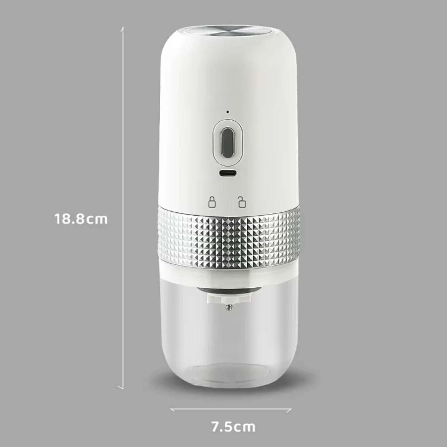 مطحنة قهوة كهربائية لاسلكية USB، قلب طحن سيراميك احترافي، مطحنة حبوب القهوة، ملحق ماكينة صنع القهوة المحمولة