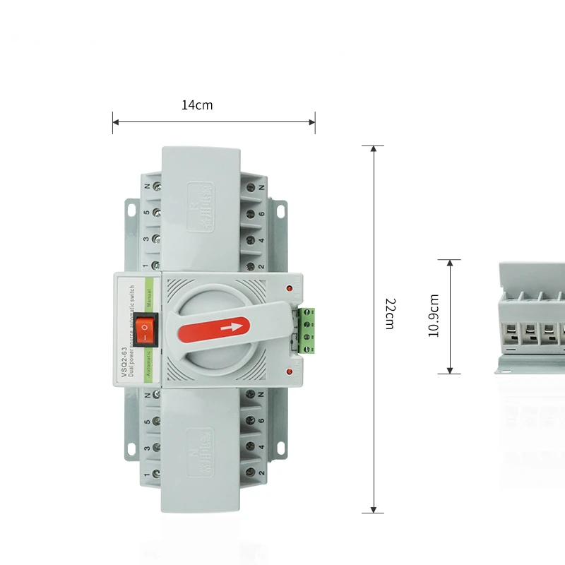 High Quality Automatic Switching Device VSQ2 ATS 63A Miniature Circuit Breaker 20A 40A 80A 100A 125A 160A 250A For Generator