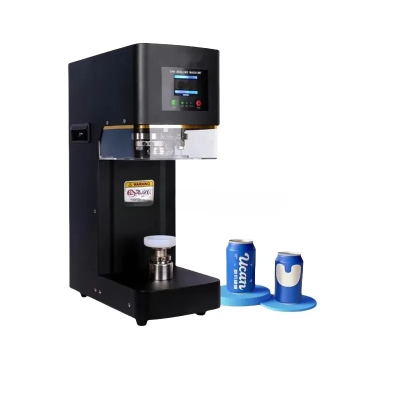 Hot Sale Custom Can Sealing Machine For Plastic Milk Tea Juice Cake Cans With Open Lids
