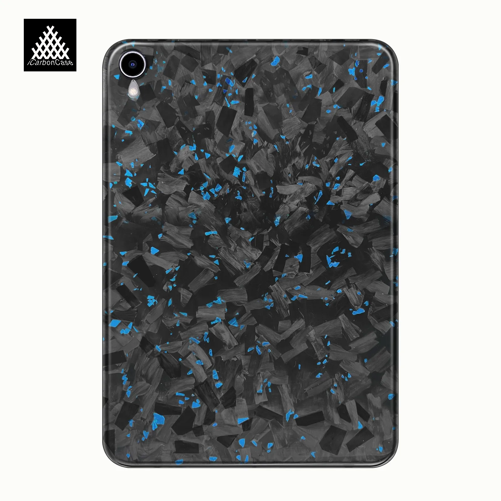 

For Apple iPad Mini 6 / 7 Real Glossy Colored Forged /Twill 100% Carbon Fiber Protective Super Light Slim Luxury 6th Back Cover