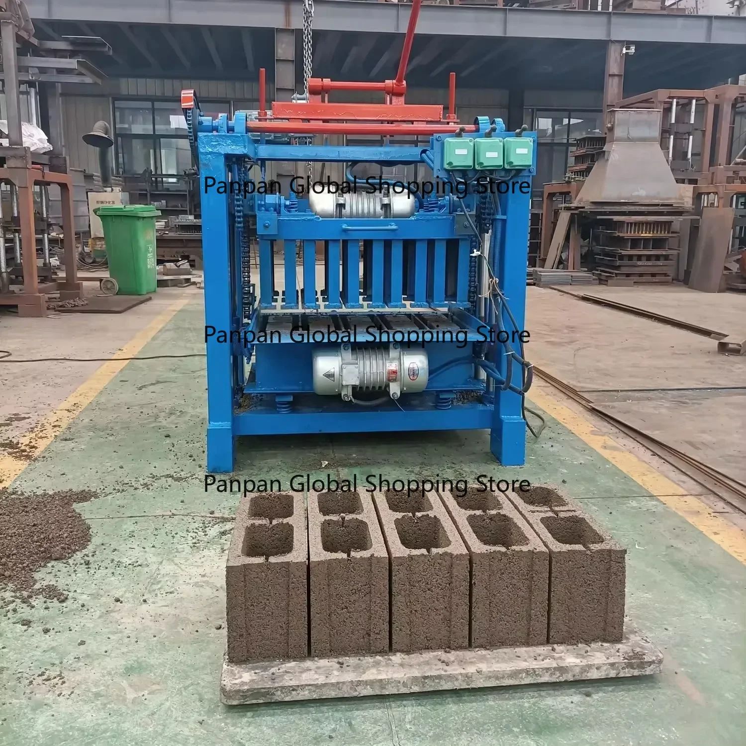 

concrete cement block brick making machine is selling well