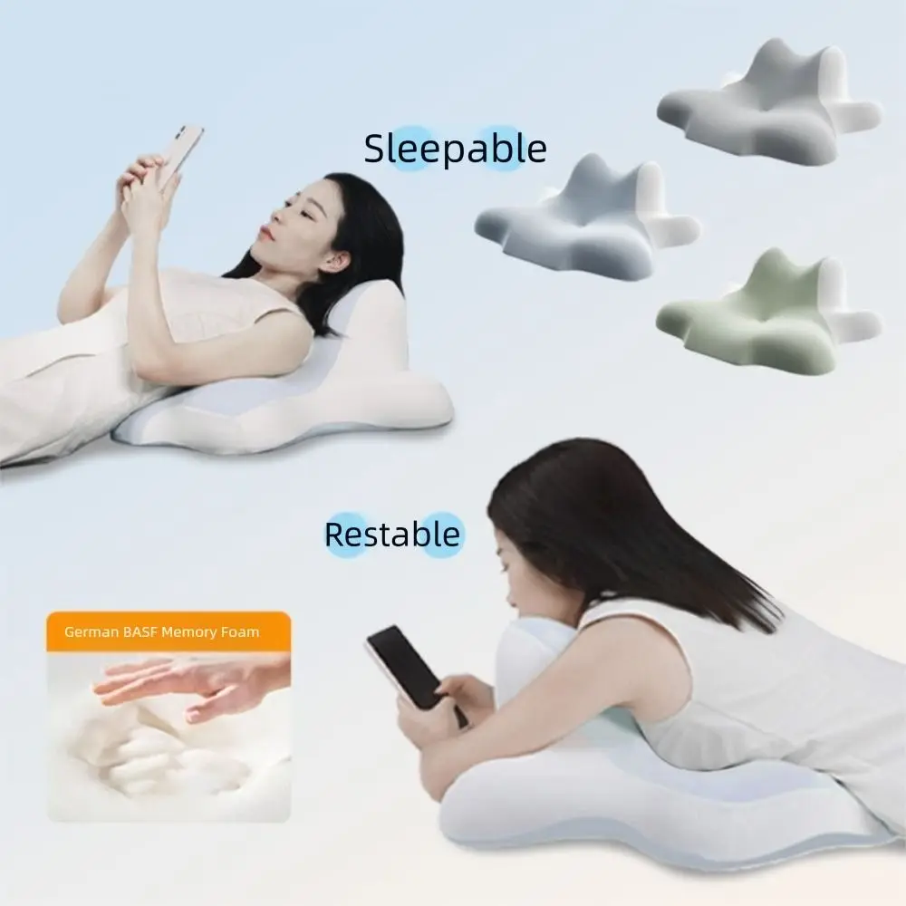 Memory Foam Mobile Phone Sleeping Pillow Premium Quality Back Sleeping Support Game Pillow Lounging Comfort Multi-purpose