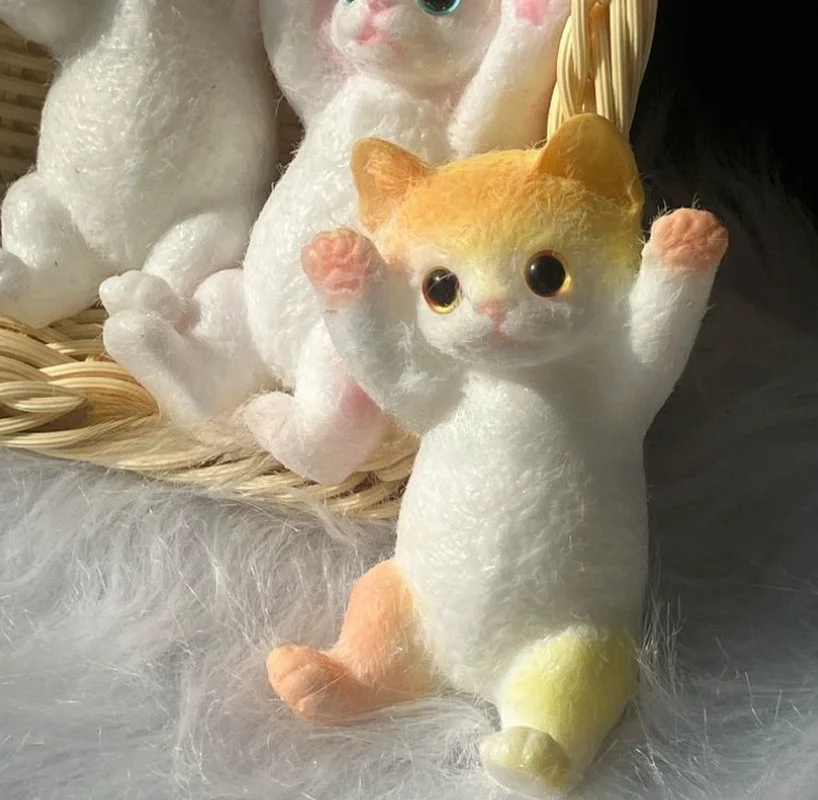 New Products Simulated Cat Pinching And Stress Relieving Toys Diy Creative Gifts, Cute Ornaments As Holiday Surprises For Friend image 5