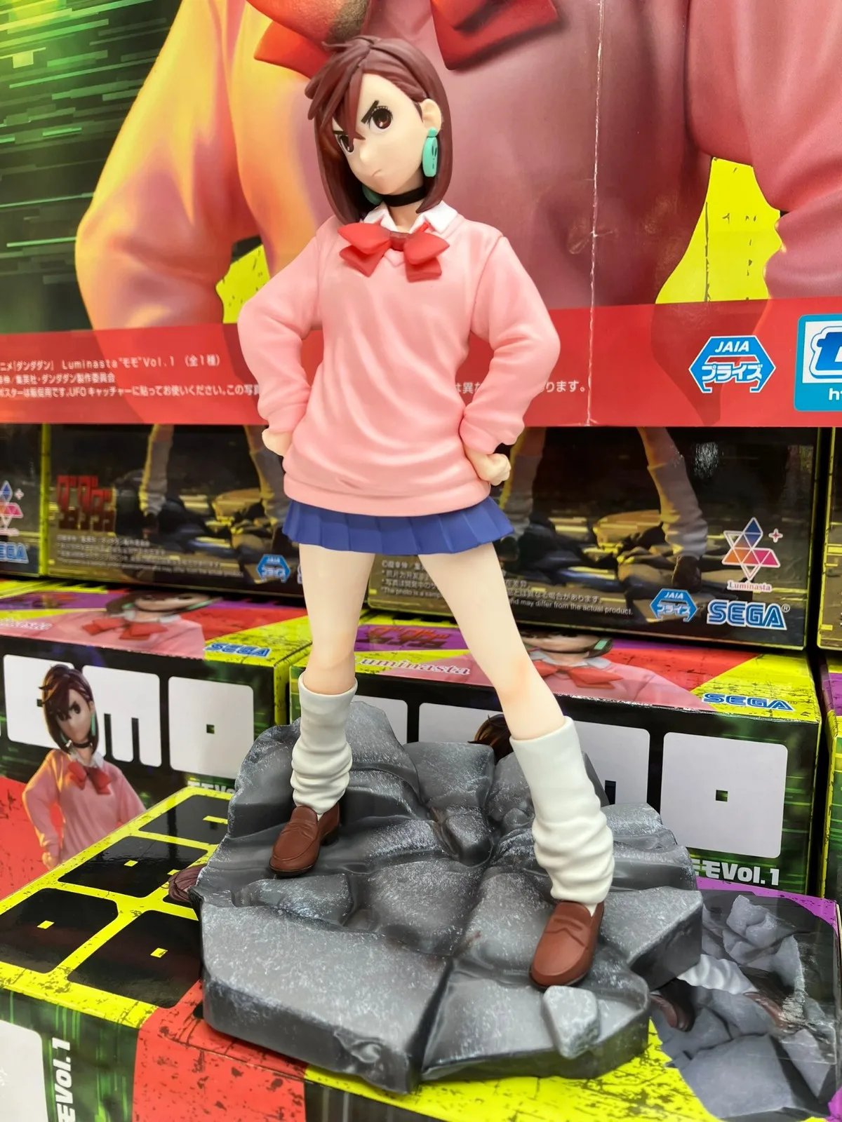 18 سنتيمتر أنيمي Dandadan Ayase مومو الشكل حامل تشكل تاكاكورا كين نموذج دان دا دان لعبة دمية عمل الشكل البلاستيكية