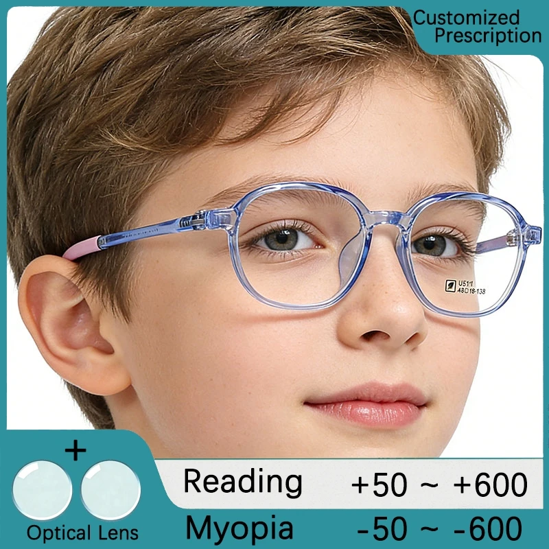 

Детские очки от близорукости, студенческие очки с защитой от синего света, оправа для девочек, очки для чтения, оптические линзы для мальчиков, очки по рецепту
