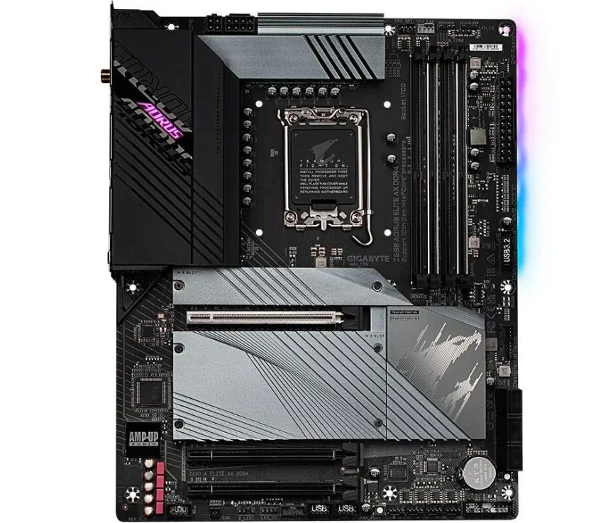 Brand New For Z690 AORUS ELITE AX DDR4 128GB LGA 1700 PCI-E 5.0  gaming motherboard PC