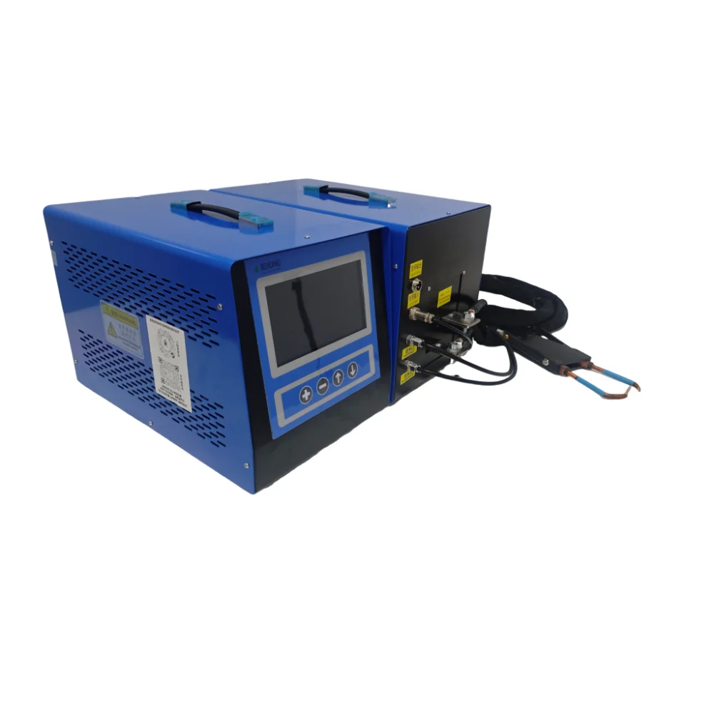 آلة لحام بعقب المقاومة الدقيقة ذات التردد المتوسط الهوائي شبه الأوتوماتيكي لمحطات النحاس لحزام الأسلاك