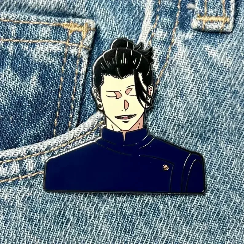 JJK Hard Enamel Pin Sorcery Brothers Satoru Gojo，broches ，Animation & Comic