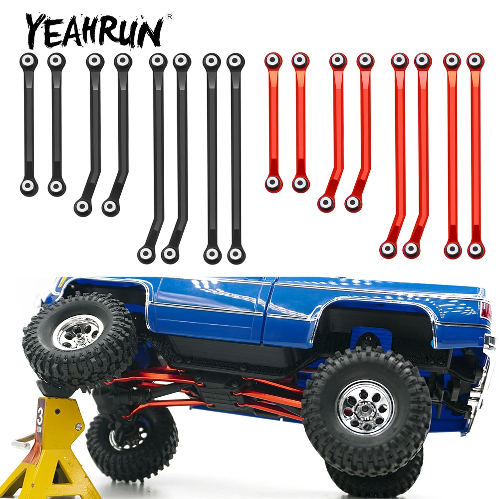 

YEAHRUN 1Set Metal Linkage Tie Link Rod Kit Heightened for TRX-4M K10 High Trail Pickup 1/18 RC Off-road Car Upgrade Parts