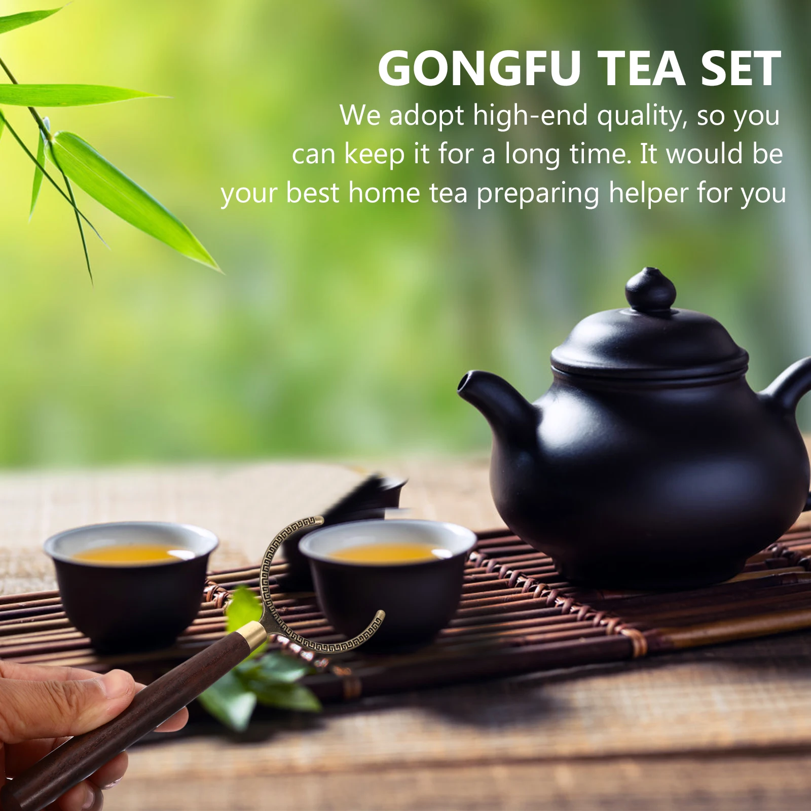 

Tea Ceremony Tool Set Powerful Functions Utensils Preparing Tools Cup Creative Various Teaware Making Wood Kit