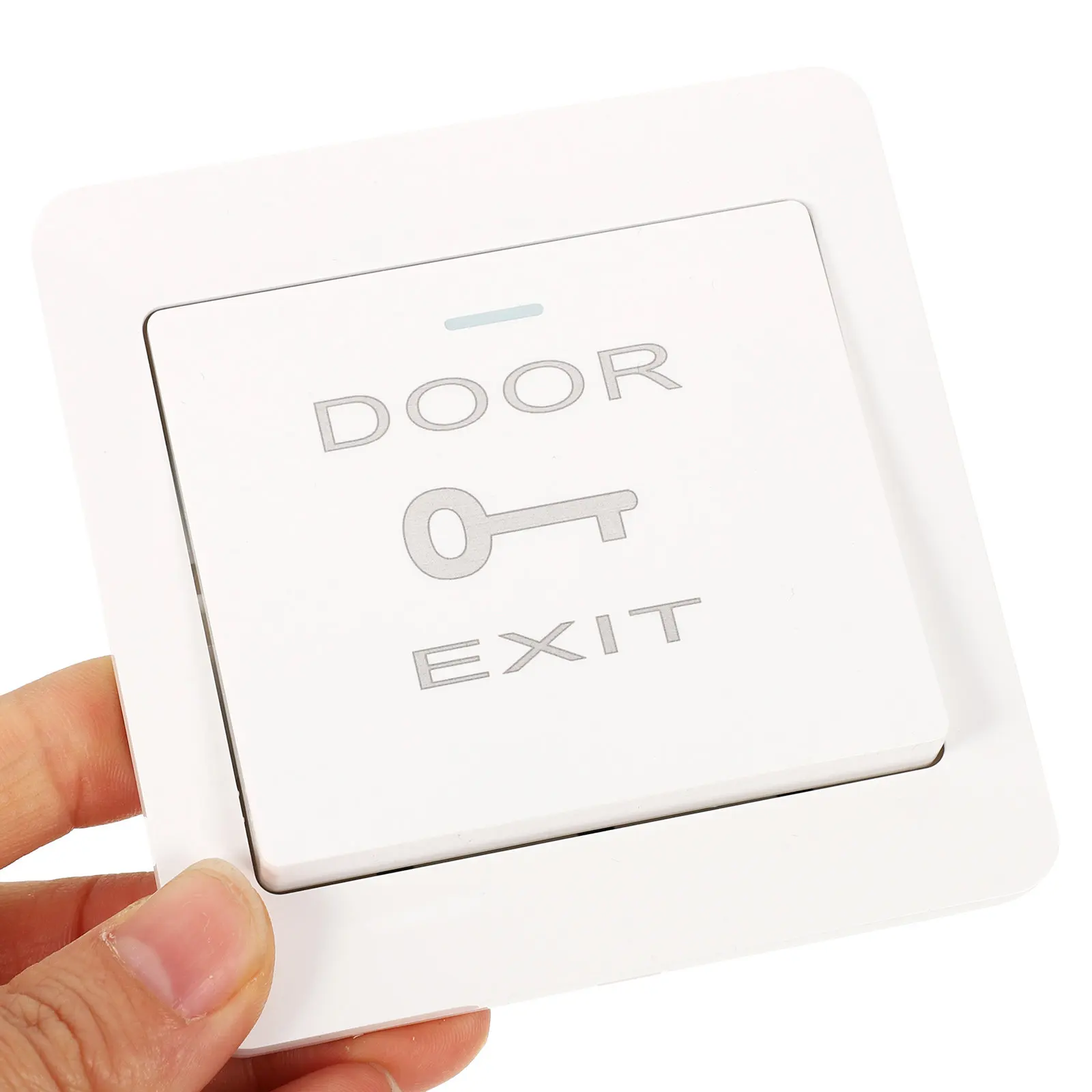 

2Pcs Door Access Control Exit Button Panel High Durability Push to Exit Button Wall Plate Doorbell Cover Protector