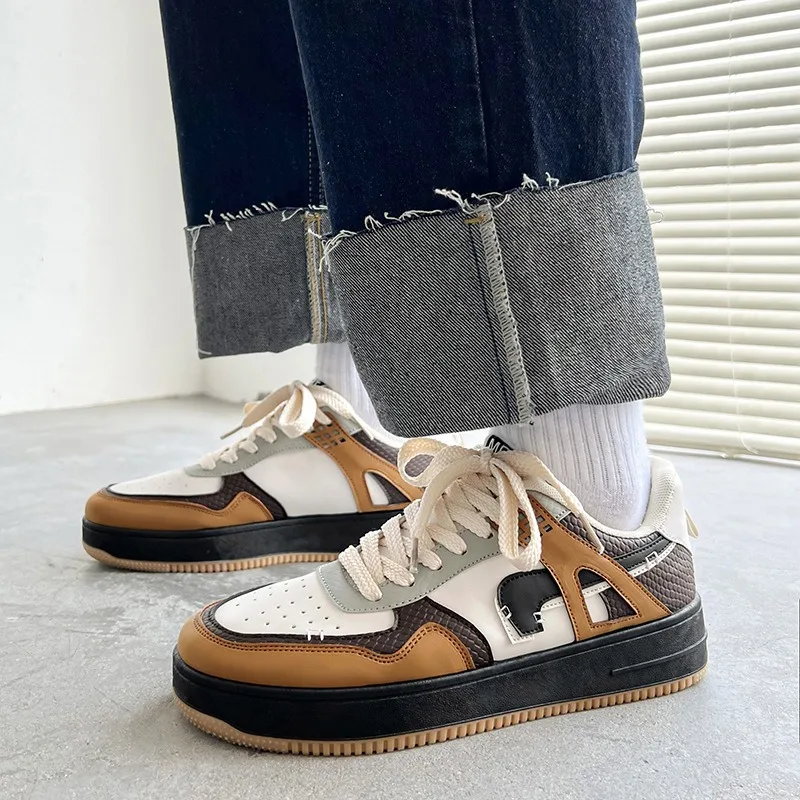 

Man's Sneakers Men's Versatile All-match Leisure Sports Light Sports Shoes Retro Thick Baseplate Shoes for Men Zapatillas Hombre
