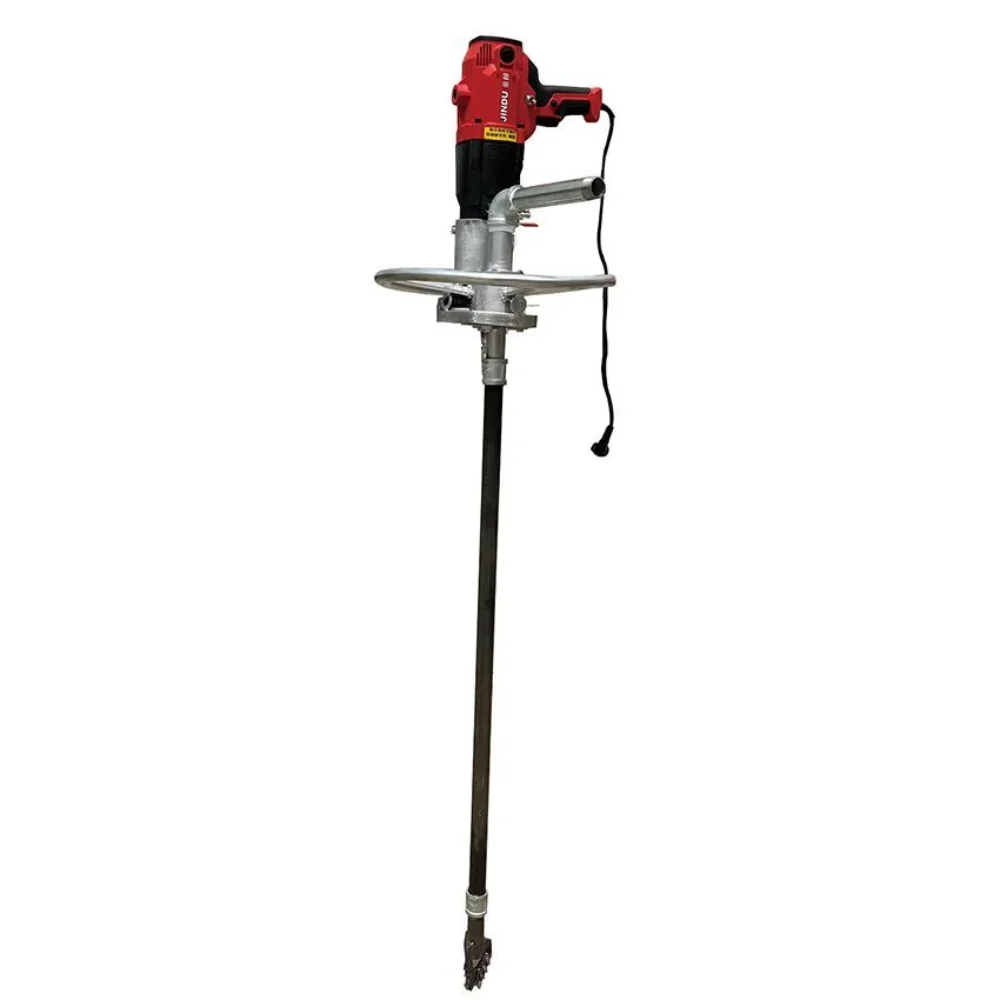 

Household water well drilling rig small 50 meters a complete set of drilling equipment handheld disc well drilling machine