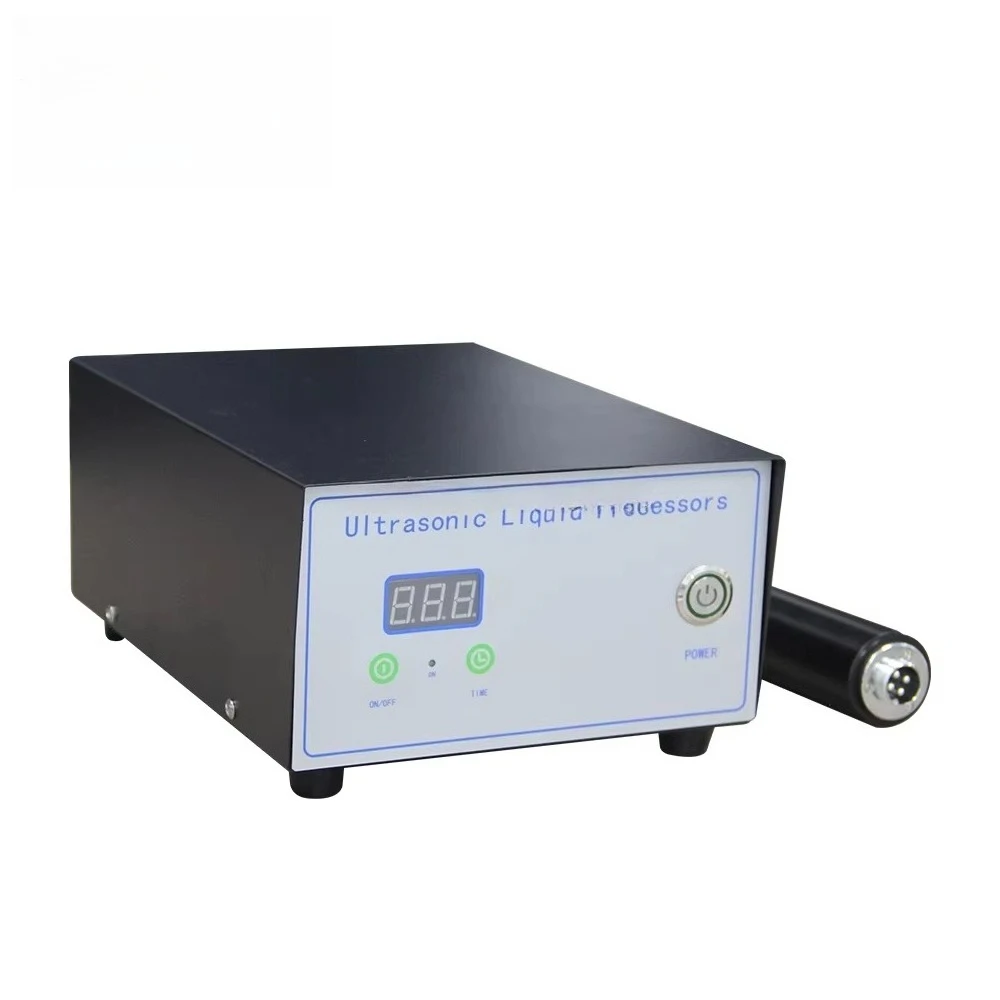 Electric Ultrasonic Cell Breaker Laboratory Titanium Alloy Probe 1500W Output Support Emulsification