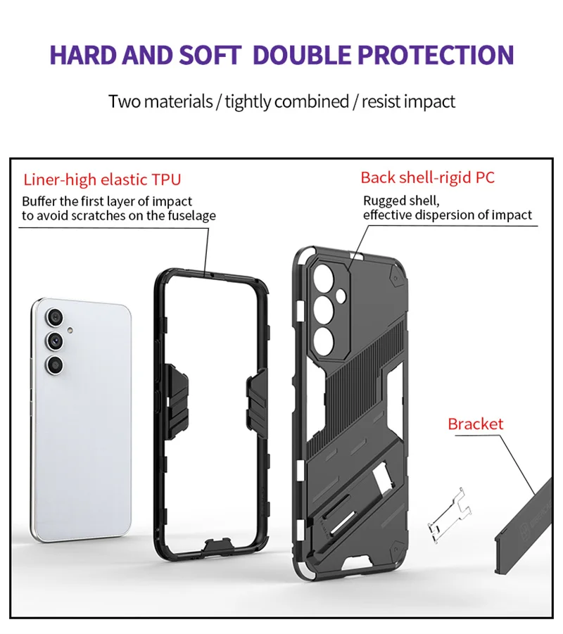 For Samsung Galaxy A14 A24 A34 A54 5G Case Magnetic Holder Armor Kickstand Phone Case For Samsung M54 M14 A 14 34 54 Back Cover